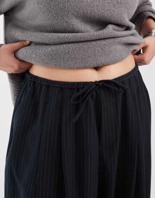 COLLUSION balloon leg trouser with tie waist, 3 of 5
