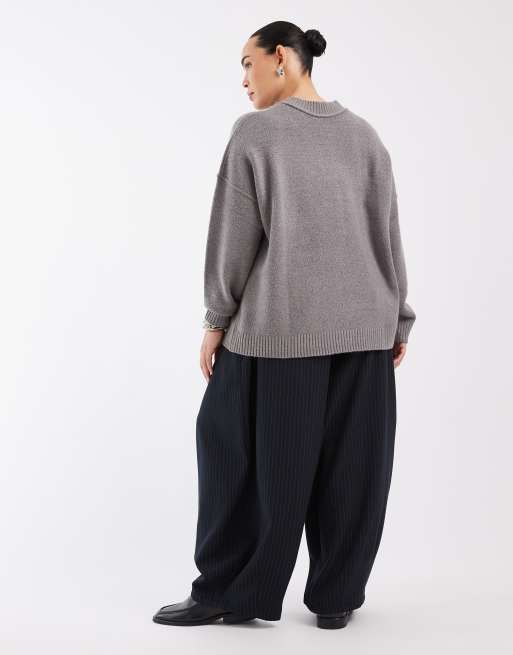 COLLUSION balloon leg trouser with tie waist, 4 of 5