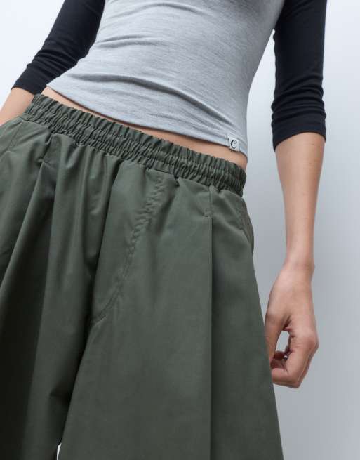 COLLUSION balloon pant in khaki, 5 of 5