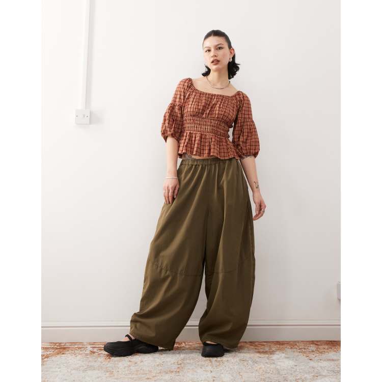 【KHAKIPOINT】Cotton Balloon Pants パンツ cotton balloon pants (khaki) | ファッション通販サイト NUGU