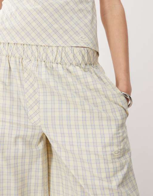 COLLUSION balloon pants in yellow plaid - part of a set, 3 of 5