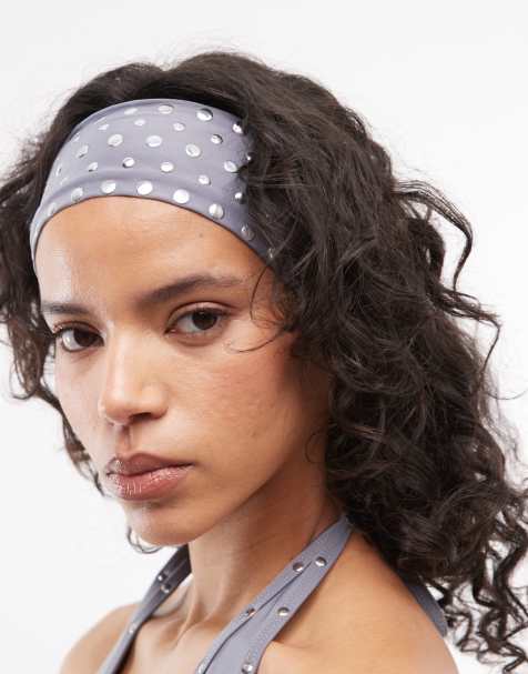 COLLUSION - Bandeau clouté - Gris - view 1