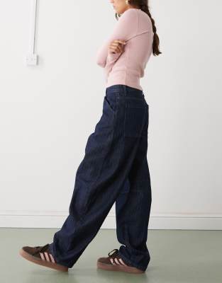Collusion Barrel Jeans In Multi