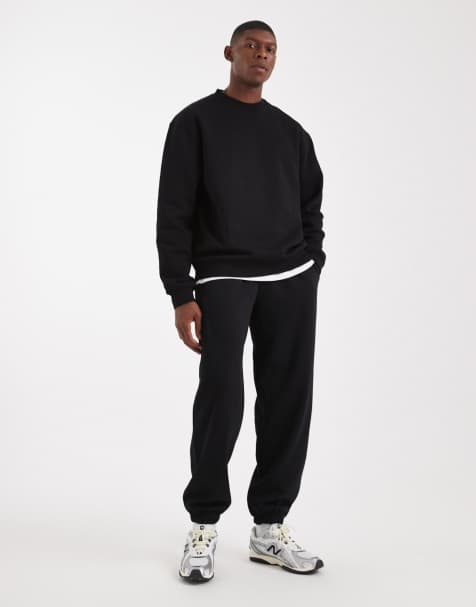 COLLUSION Black cuffed jogger