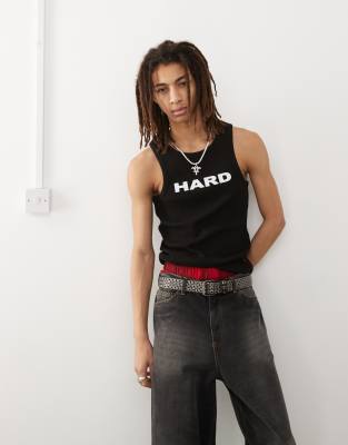 Collusion Black Tank Top