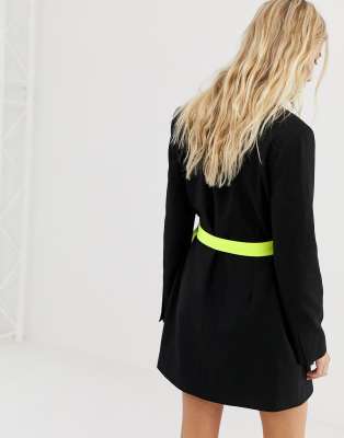 collusion blazer dress with utility details