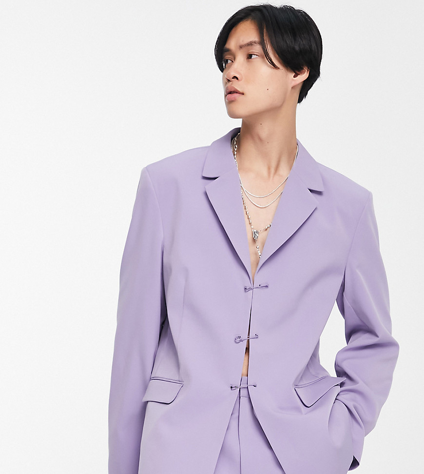 COLLUSION blazer in lilac co-ord-Purple