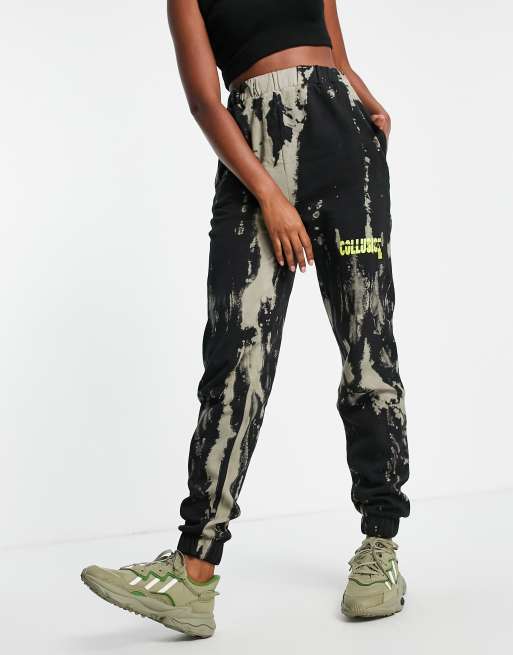 COLLUSION bleached sweatpants in multi ASOS