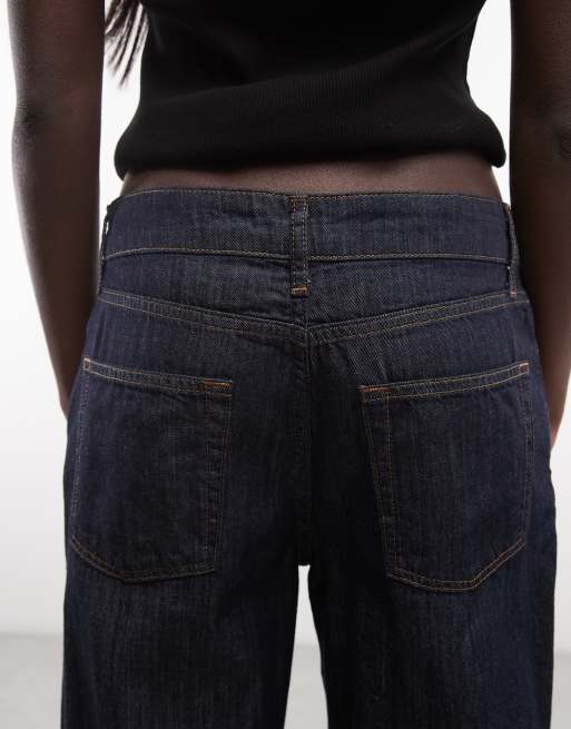 COLLUSION - Bootcut-jeans i chambray-denim, 4 af 5