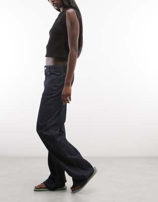 Collusion Bootcut Jeans In Black