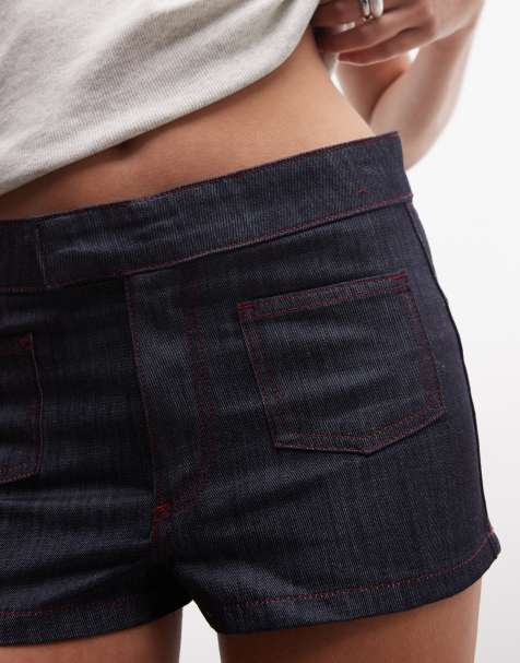 COLLUSION – Booty-Shorts aus Chambray in Rinse-Waschung - view 1