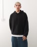 COLLUSION boxy hoodie in heather gray