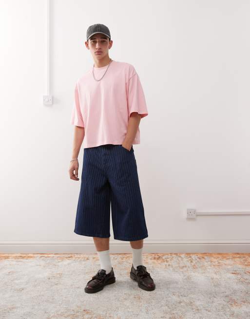 COLLUSION boxy relaxed T-shirt in pink