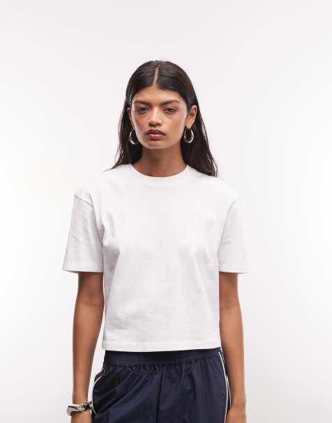 COLLUSION boxy short sleeve t-shirt in white - view 1