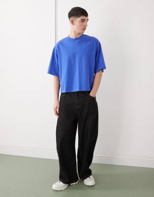 Collusion Boxy T-shirt In Blue