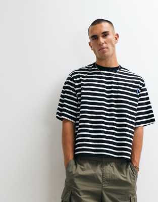 Collusion Boxy Tee In Multi