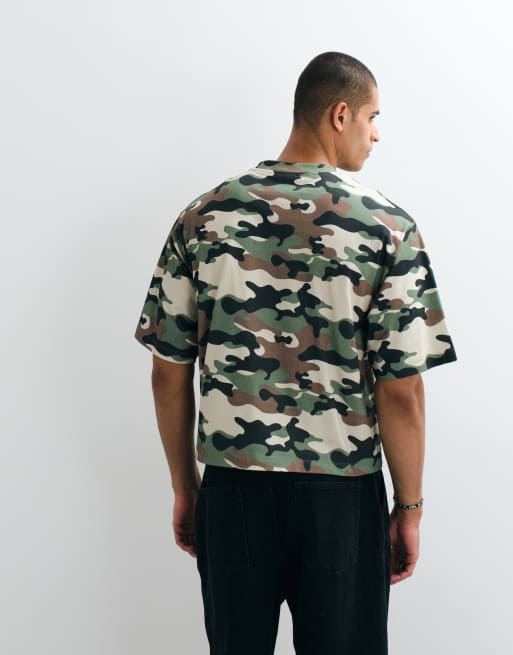 COLLUSION boxy tee in camo, 5 of 5