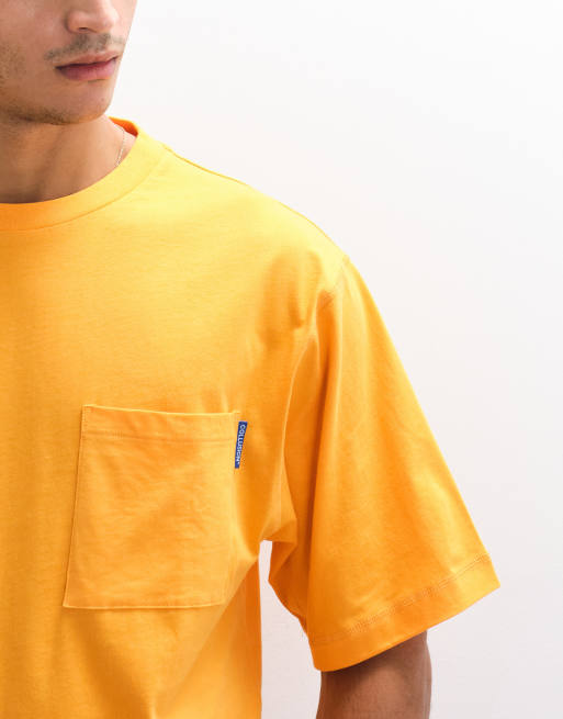 COLLUSION boxy tshirt in orange, 4 of 5