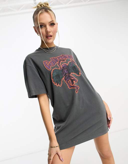 Graphic shirt clearance dress