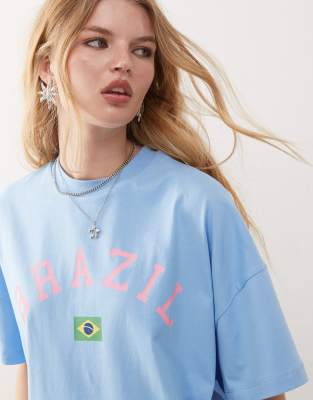 Collusion Brazil Graphic Boyfriend T-shirt