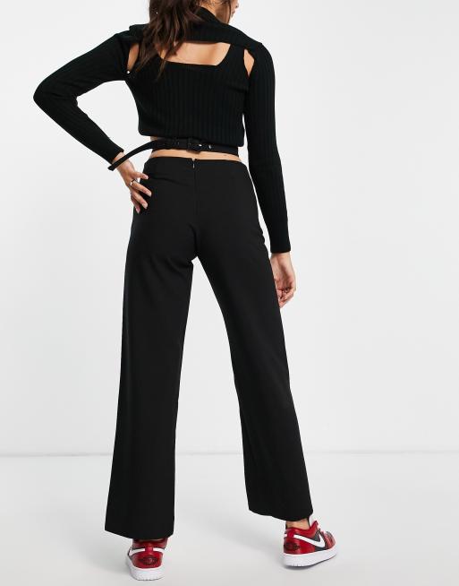 COLLUSION - Broek met lage taille en uitsnijding, 4 van 4