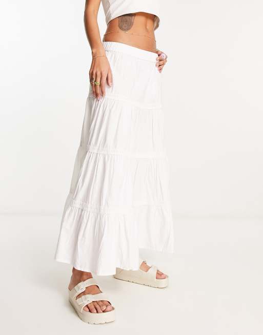 White maxi shop skirt uk