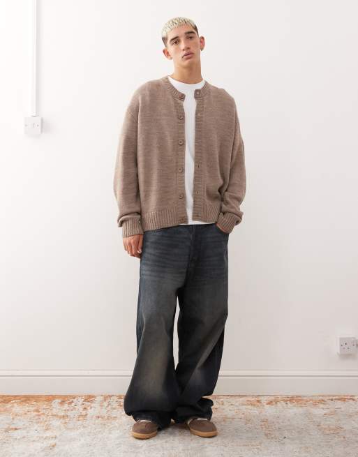 COLLUSION Brown cardigan