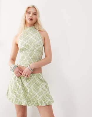 Collusion Bubble Hem Mini Skirt