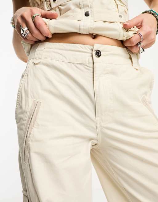 Sculpt Buckle Belt Pocket Cropped Pants | Women's Sports Pants