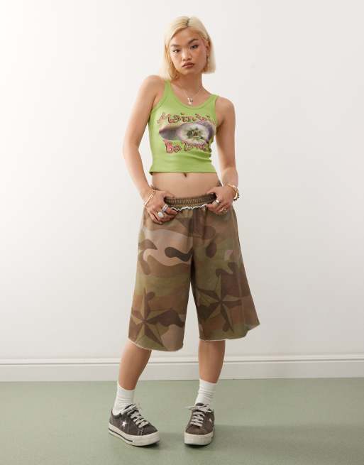COLLUSION cami scoop tank top with sweet nothings fruit print, 3 of 4