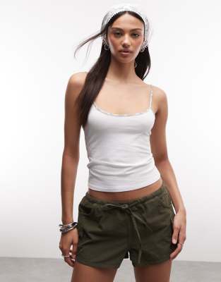Collusion Cami Top In White