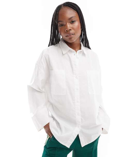 COLLUSION - Camicia oversize bianca - view 1