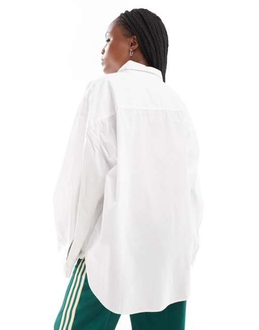 COLLUSION - Camicia oversize bianca, 4 di 4