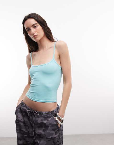 COLLUSION Camisole in Aqua - view 1