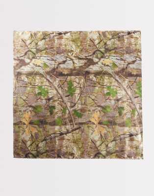 Collusion Camo Headscarf In Multi