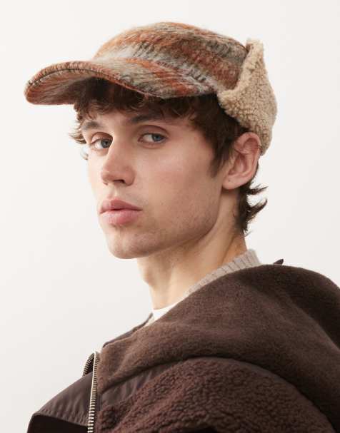 COLLUSION - Cappellino in pile multicolore con paraorecchie - view 1