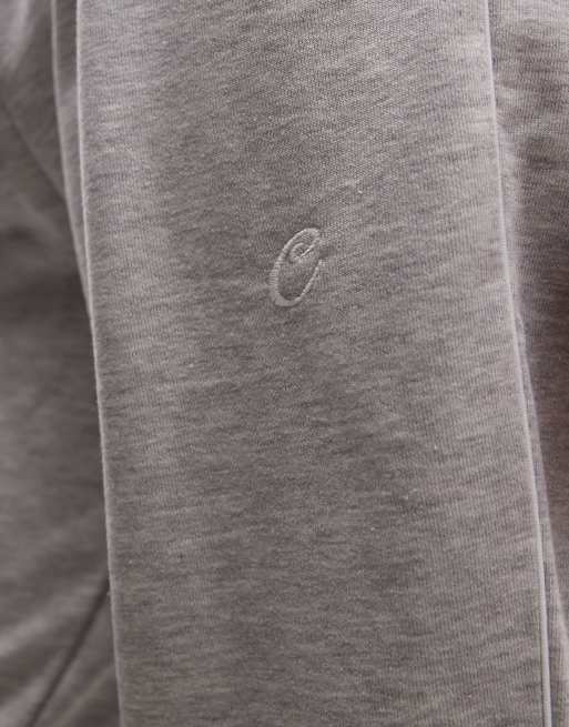 COLLUSION capri cuffed jogger in grey marl, 4 of 5
