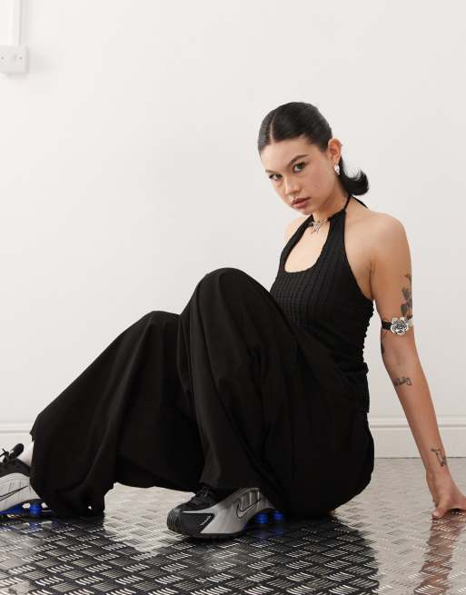 COLLUSION cargo balloon pants in black | ASOS