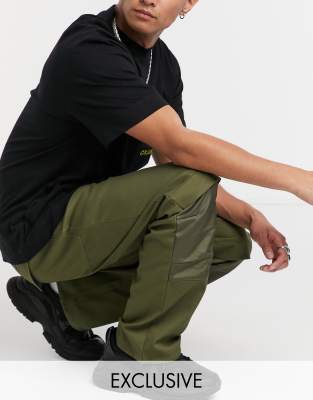 cargo khaki jeans