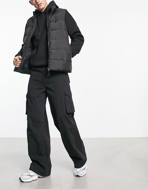 COLLUSION Tall cargo pants in black, ASOS