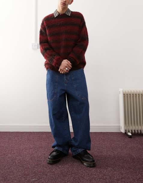 COLLUSION carpenter jeans in bright wash - view 1