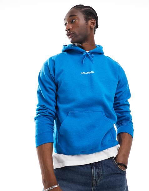 Blue best sale gray hoodie