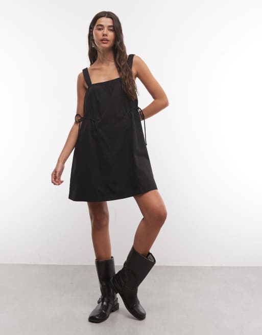 COLLUSION channel detail mini dress in black, 2 of 4