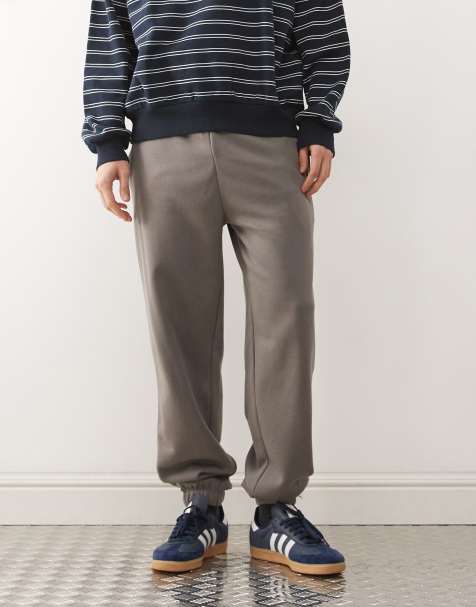 COLLUSION Charcoal grey cuffed jogger