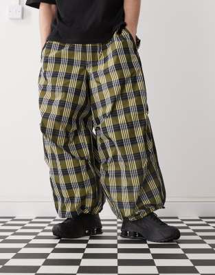 Collusion Check Parachute Pant