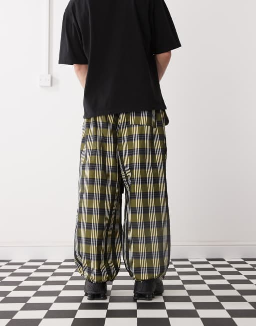 COLLUSION check parachute pant in multi, 4 of 5