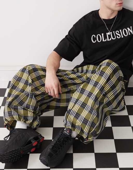 COLLUSION check parachute pant in multi, 5 of 5