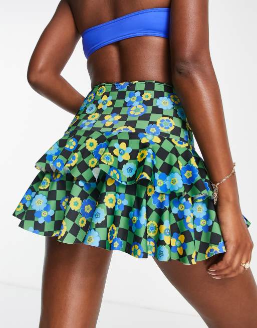 Patterned cheap swim skirt