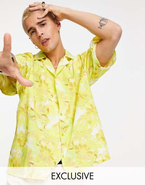 COLLUSION - Chemise à col à revers et imprimé fleuri - view 1