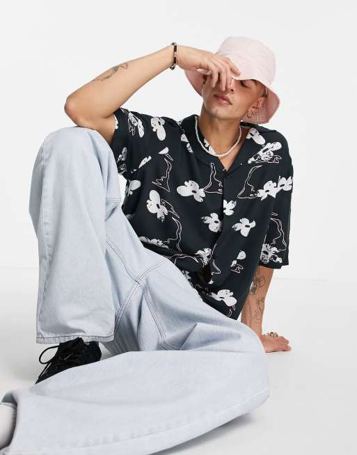 COLLUSION Chemise hawaienne a motif fleuri abstrait ASOS